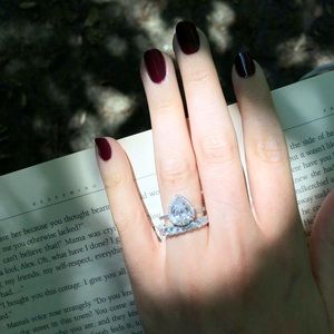 Pandora teardrop ring